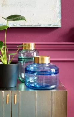 KARE Design Maljakot|Olohuone*Positano Belly Maljakko, Vihreä 28cm