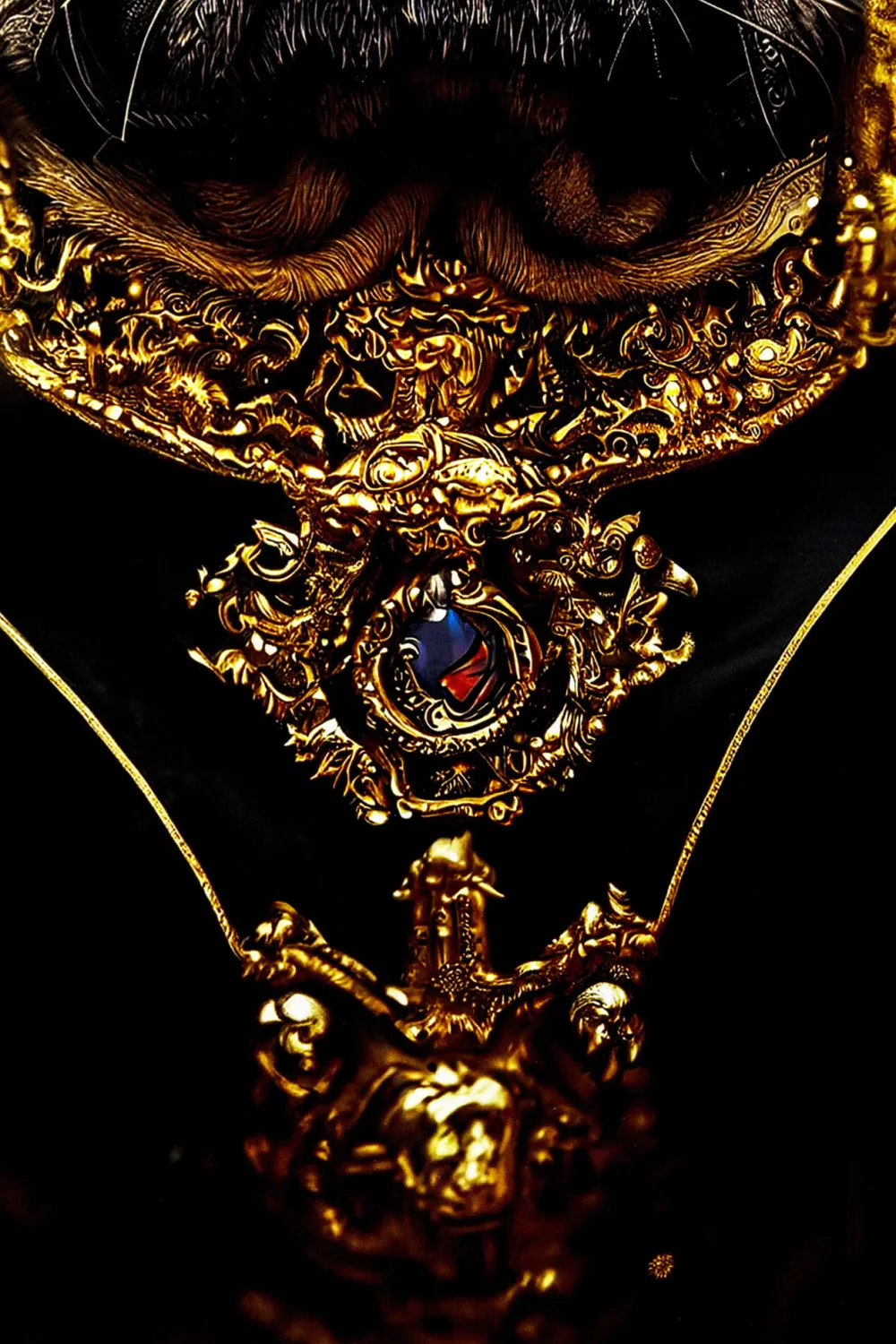 KARE Design Taulut|Olohuone*Prince Pug Koira Lasitaulu 40x60cm