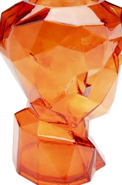 KARE Design Maljakot|Olohuone*Prisma Face Kasvot Maljakko Oranssi 30cm