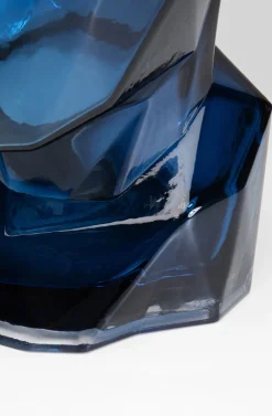 KARE Design Maljakot|Olohuone*Prisma Face Maljakko Sininen 30cm