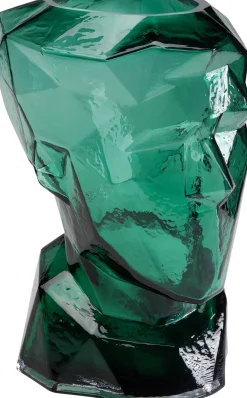 KARE Design Maljakot|Olohuone*Prisma Face Maljakko Vihreä 30cm