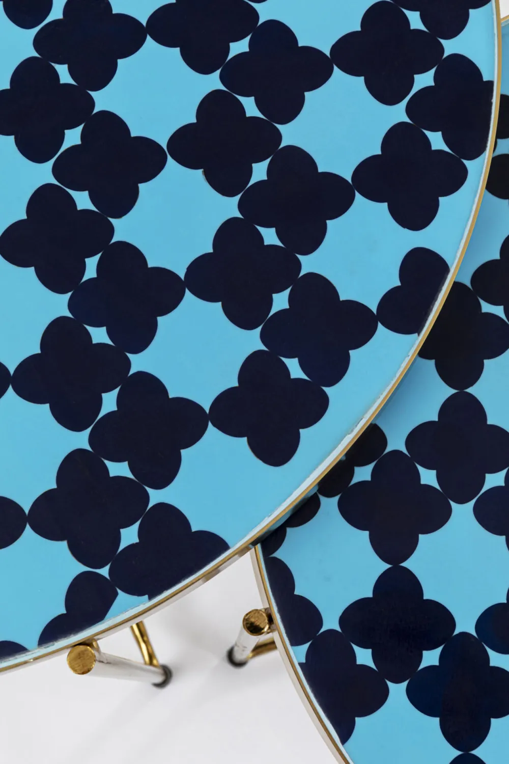 KARE Design Sohvapöydät*Priya Blue Sivupöytä (2/Setti)