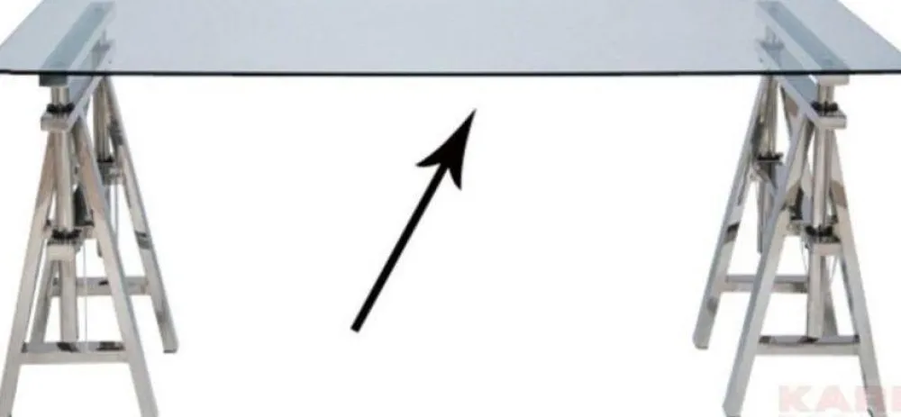 KARE Design Pöydät*Pöytälevy Lasia 160x80x0,8mm ESG Kirkas