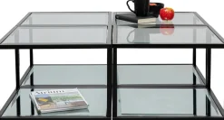 KARE Design Sohvapöydät*Quadro Sivupöytä, Musta 50x50cm