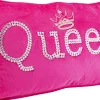 KARE Design Sisustustyynyt|Olohuone*Queen Helmikirjailtu Tyyny Pinkki 35x60 Cm
