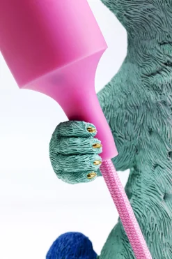 KARE Design Pöytävalaisimet*Racoon Pesukarhu Pöytävalaisin 31cm