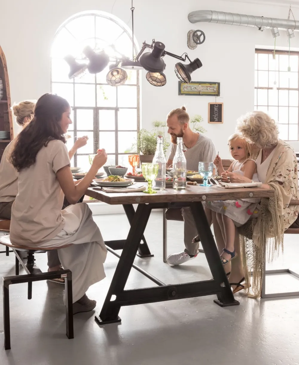 KARE Design Pöydät*Railway Unique Pöytä 210x100cm