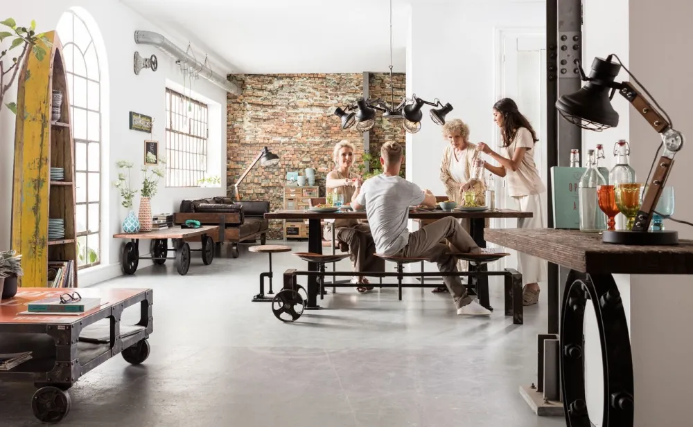 KARE Design Pöydät*Railway Unique Pöytä 210x100cm