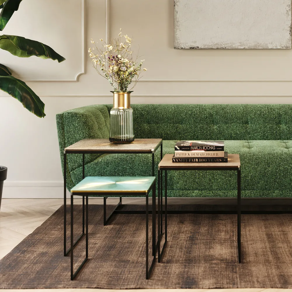 KARE Design Sohvapöydät*Ray Square Sivupöytä (3/Setti)