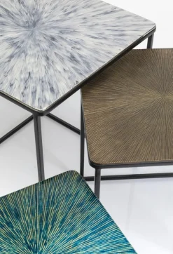 KARE Design Sohvapöydät*Ray Square Sivupöytä (3/Setti)