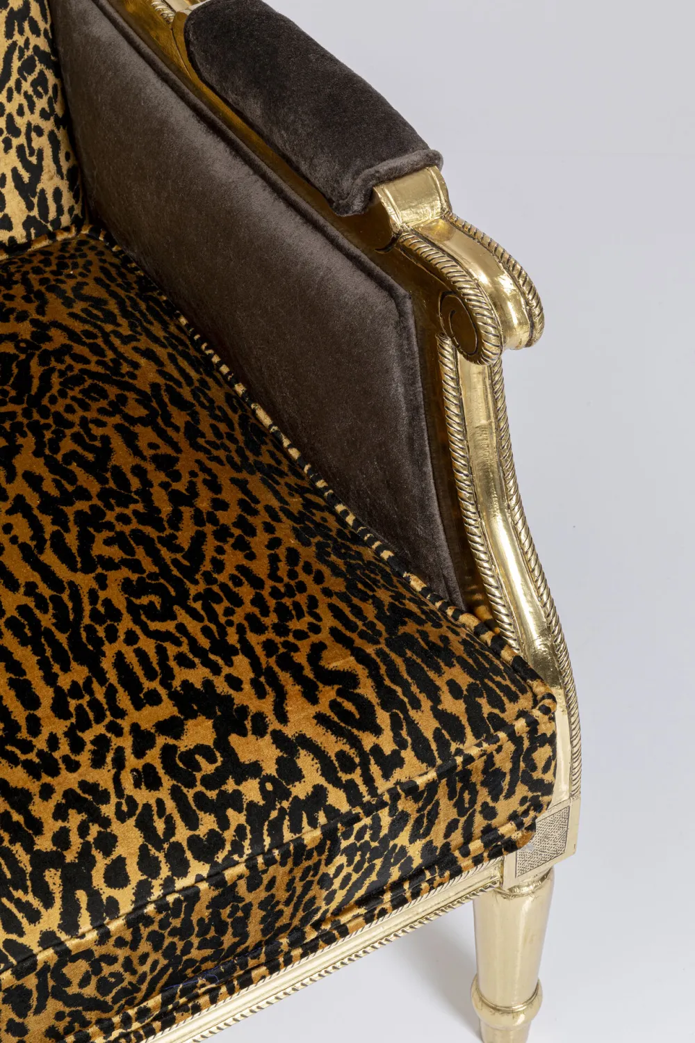 KARE Design Olohuone|Nojatuolit*Regency Leo Nojatuoli - Leopardikuvio, Kulta