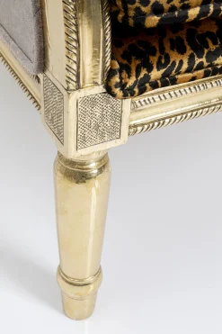 KARE Design Olohuone|Nojatuolit*Regency Leo Nojatuoli - Leopardikuvio, Kulta
