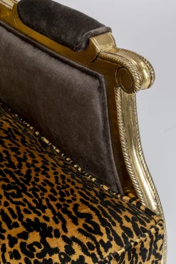 KARE Design Olohuone|Nojatuolit*Regency Leo Nojatuoli - Leopardikuvio, Kulta