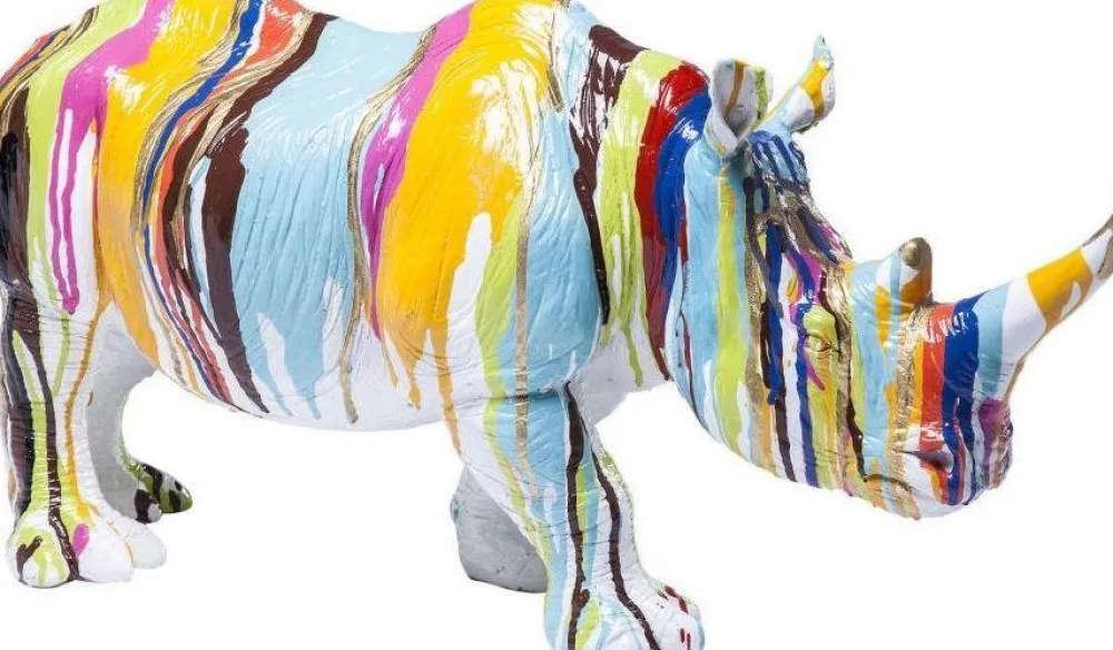 KARE Design Koriste-Esineet*Rhino Colore Sarvikuono Koriste-esine 26cm