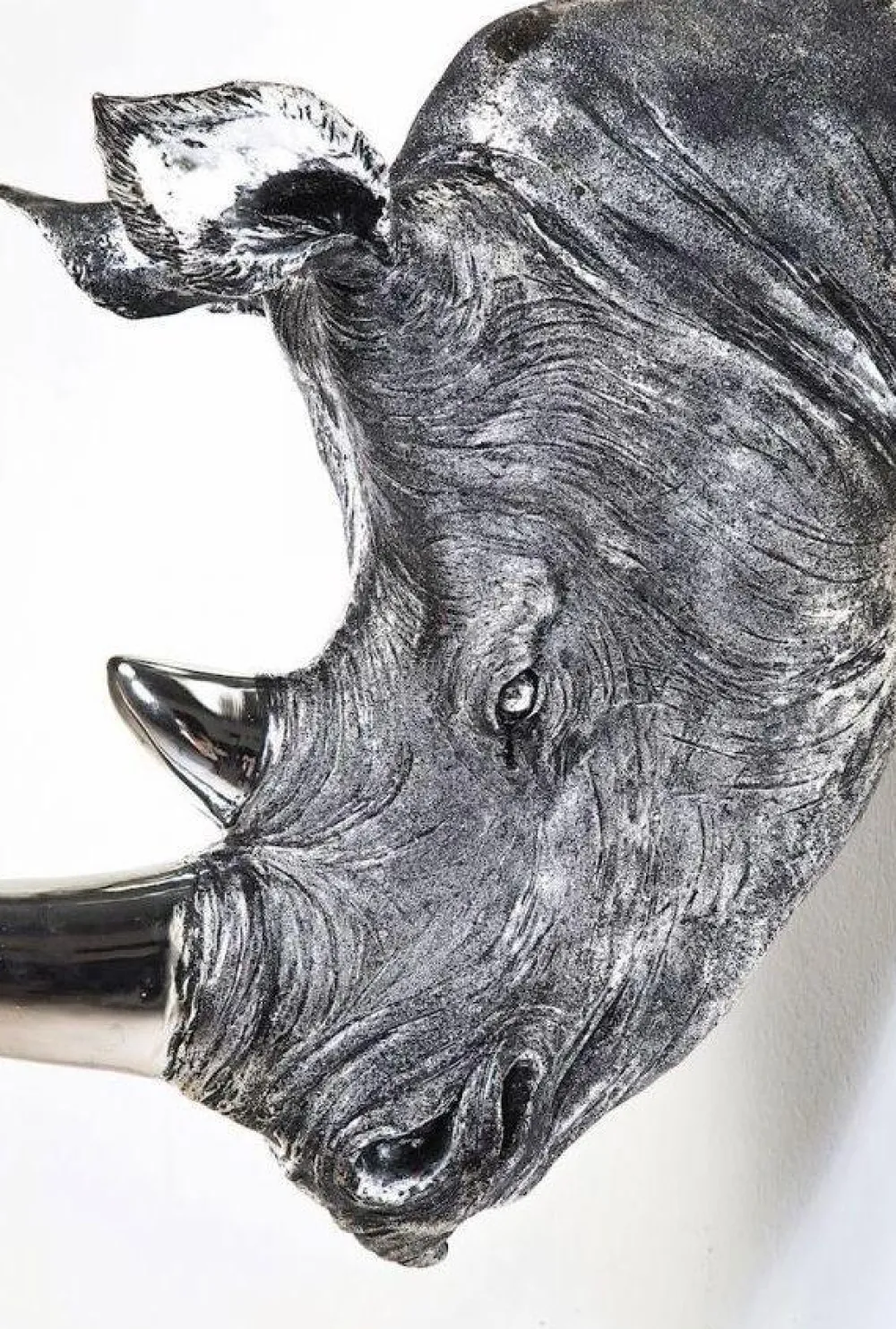 KARE Design Seinäkoristeet*Rhino Head Antique Deco Koriste-esine