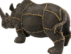 KARE Design Koriste-Esineet*Rhino Rivets Pearls Sarvikuono Koriste-esine 26cm