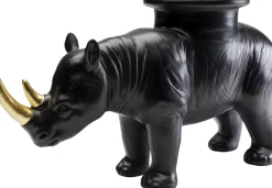 KARE Design Koriste-Esineet*Rhino Sarvikuono Koriste-esine Musta 41cm