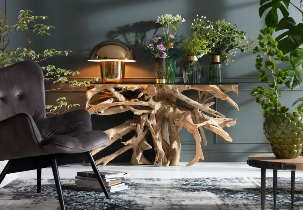 KARE Design Konsolipöydät Ja Sivupöydät*Roots Konsolipöytä 150x40cm