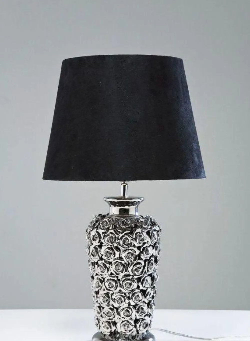 KARE Design Pöytävalaisimet*Rose Pöytävalaisin, Hopea 57cm