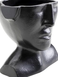 KARE Design Maljakot|Olohuone*Rostro Maljakko Musta 17cm