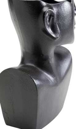 KARE Design Olohuone*Rostro Side Maljakko Musta 27cm