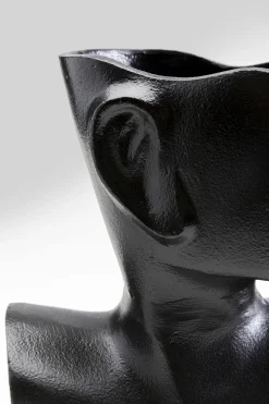 KARE Design Olohuone*Rostro Side Maljakko Musta 27cm