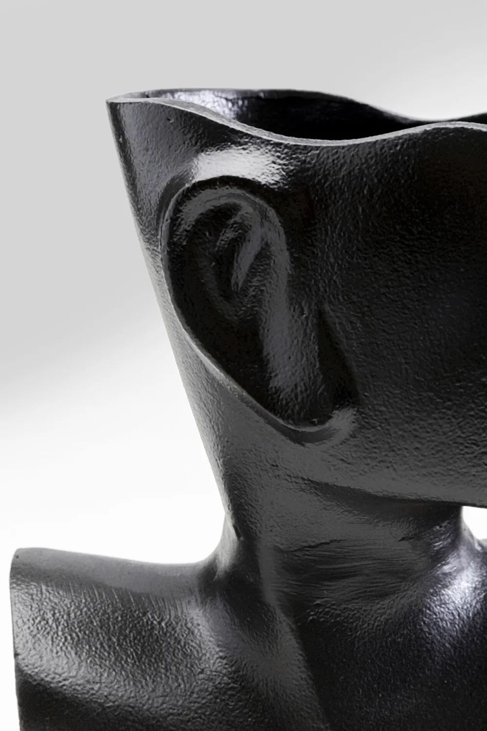 KARE Design Olohuone*Rostro Side Maljakko Musta 27cm