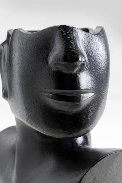 KARE Design Olohuone*Rostro Side Maljakko Musta 27cm