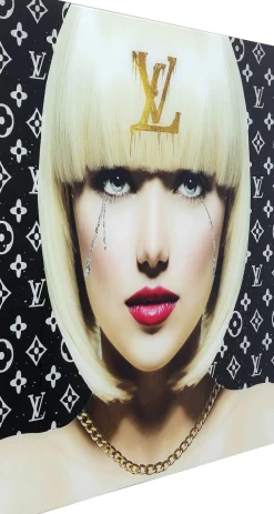 KARE Design Taulut|Olohuone*Runny Eyes Lasitaulu 80x80cm