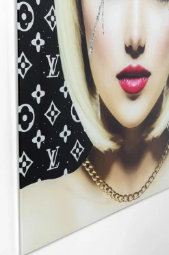 KARE Design Taulut|Olohuone*Runny Eyes Lasitaulu 80x80cm