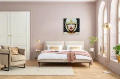 KARE Design Taulut|Olohuone*Runny Eyes Lasitaulu 80x80cm