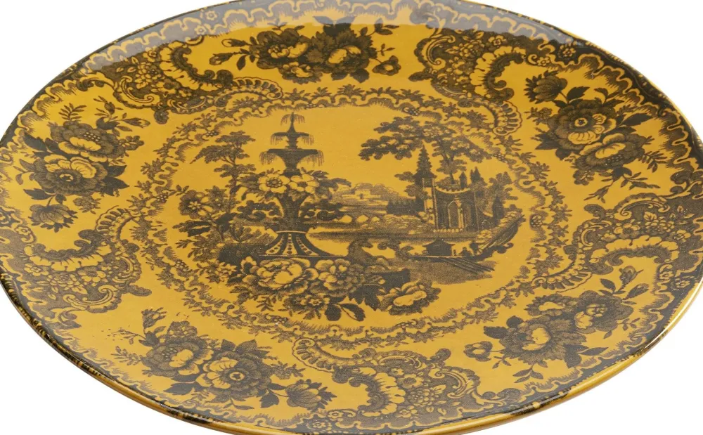 KARE Design Lautaset*Sakura Yellow Lautanen Ø27cm