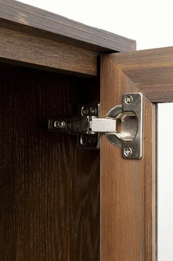 KARE Design Kaapit*Salerno Vitriini - Massiivikuusi, Metalli 80x170cm