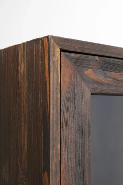 KARE Design Kaapit*Salerno Vitriini - Massiivikuusi, Metalli 80x170cm