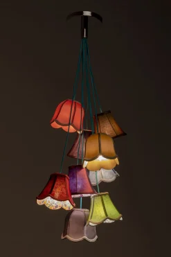 KARE Design Riippuvalaisimet*Saloon Flowers 9 Riippuvalaisin, Monivärinen