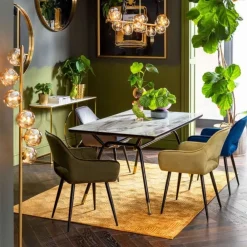 KARE Design Tuolit*San Francisco Tuoli Käsinojilla, Tummanvihreä