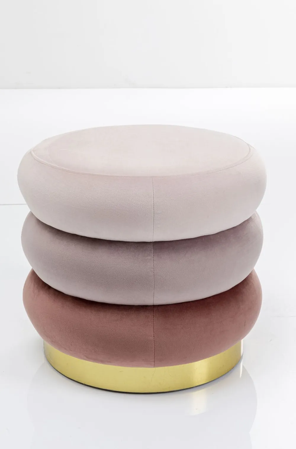 KARE Design Rahit Ja Jakkarat*Sandwich Mauve Rahi, Jakkara Ø45cm