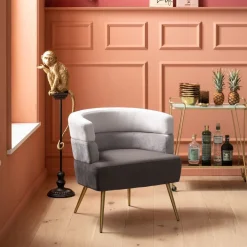 KARE Design Nojatuolit*Sandwich Nojatuoli, Harmaa