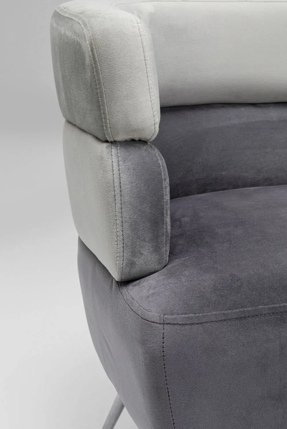 KARE Design Sohvat*Sandwich Sohva 2-istuttava Harmaa