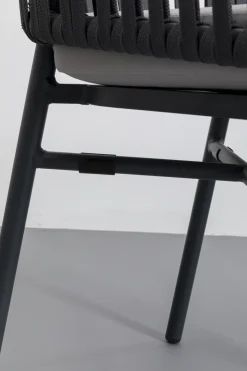 KARE Design Tuolit*Santanyi Tuoli Käsinojilla, Ulkokaluste, Tummanharmaa