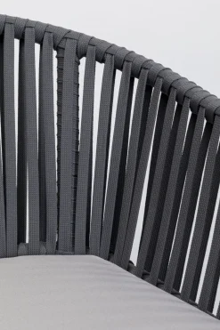 KARE Design Tuolit*Santanyi Tuoli Käsinojilla, Ulkokaluste, Tummanharmaa