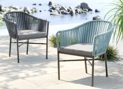 KARE Design Tuolit*Santanyi Tuoli Käsinojilla, Ulkokaluste, Tummanharmaa