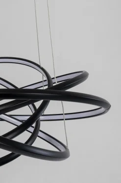 KARE Design Riippuvalaisimet*Saturn Riippuvalaisin Musta Ø72cm
