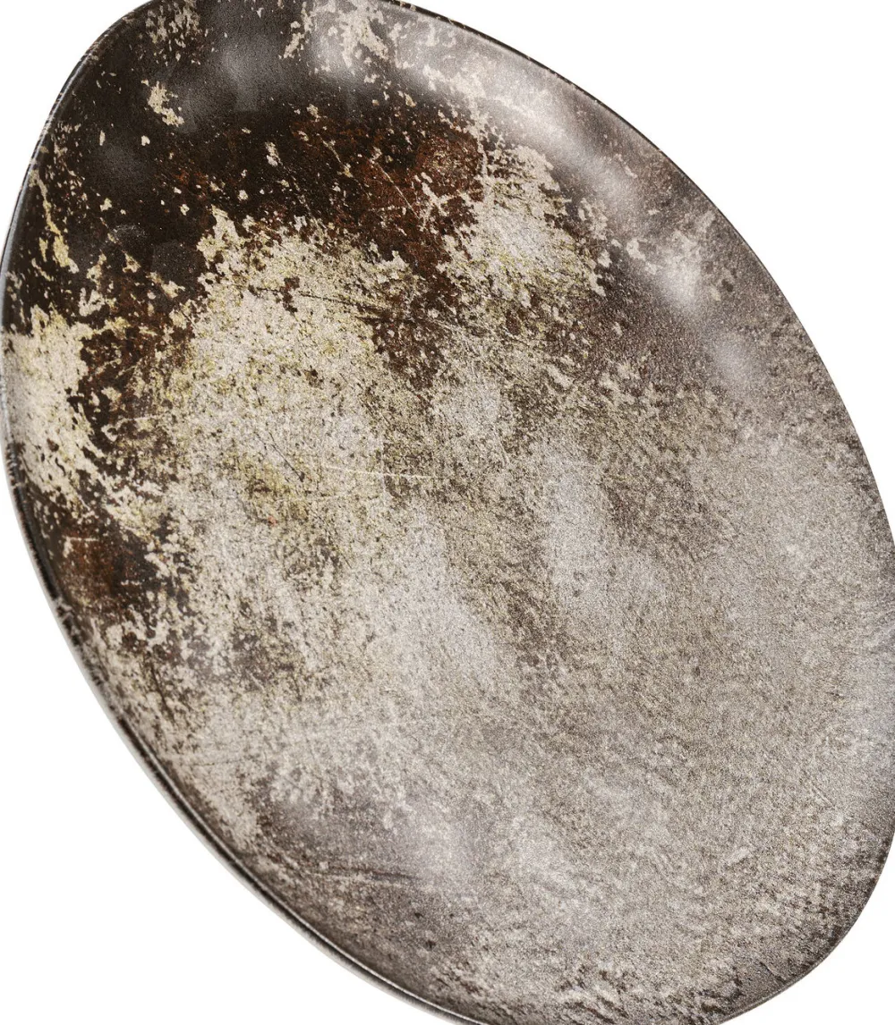 KARE Design Lautaset*Savannah Lautanen Brown/Grey Matt Ø20cm