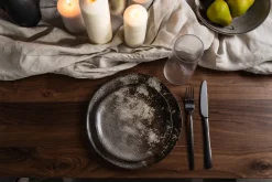 KARE Design Lautaset*Savannah Lautanen Brown/Grey Matt Ø20cm