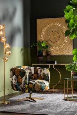 KARE Design Lattiavalaisimet*Scala Balls Lattiavalaisin Messinki 160cm