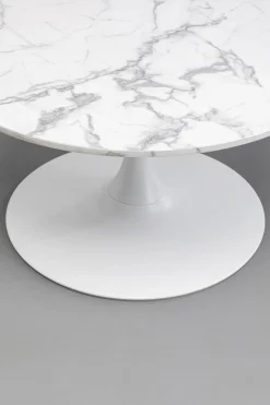 KARE Design Sohvapöydät*Schickeria Marble Sohvapöytä Valkoinen Ø80cm