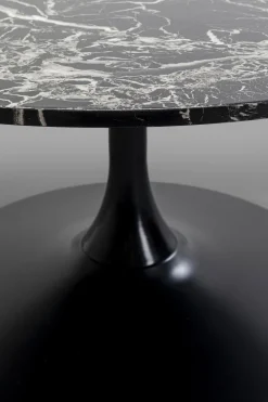 KARE Design Sohvapöydät*Schickeria Marble Sohvapöytä Musta Ø80cm