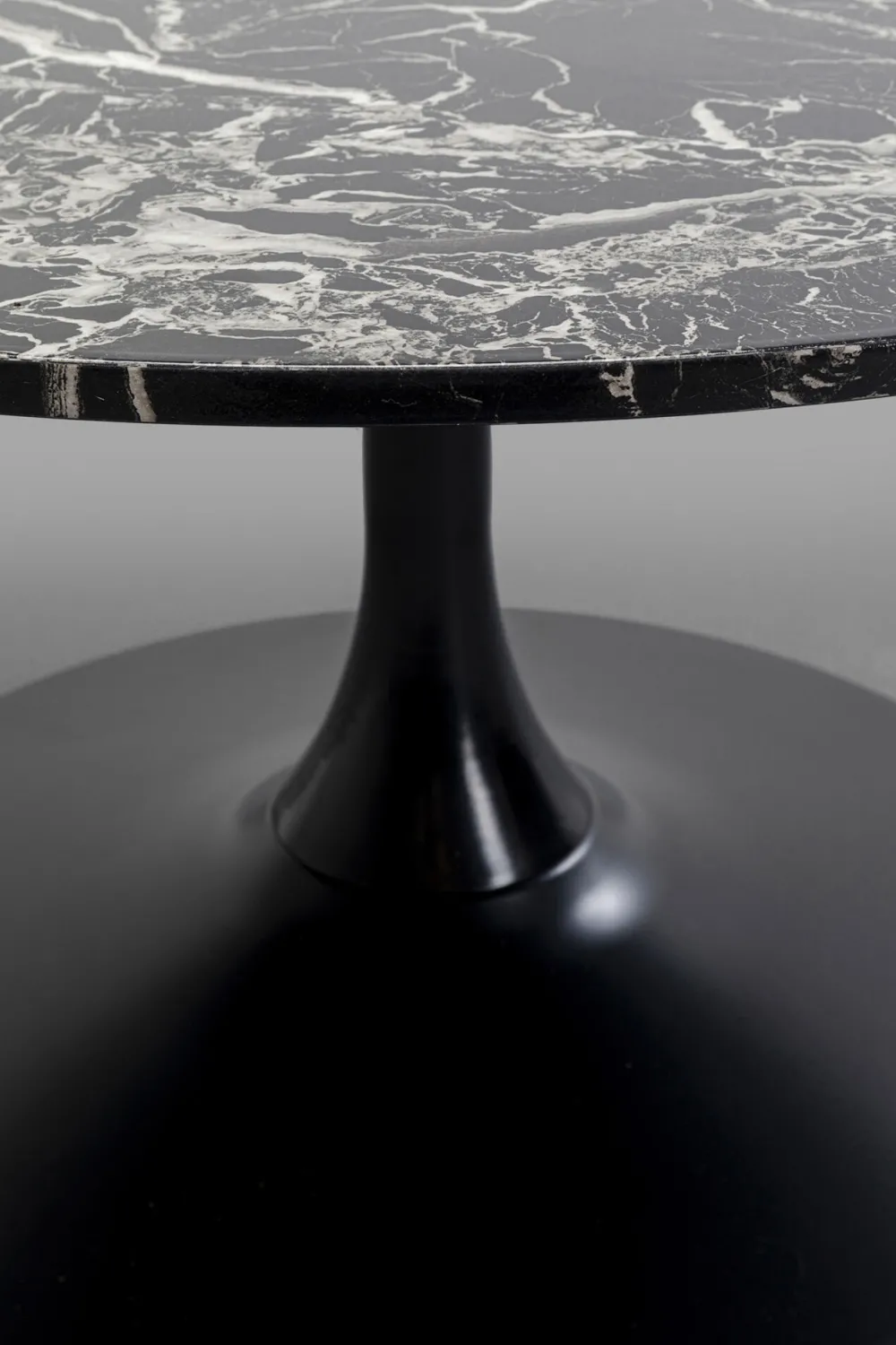 KARE Design Sohvapöydät*Schickeria Marble Sohvapöytä Musta Ø80cm