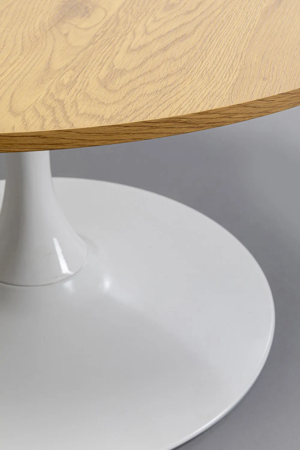 KARE Design Sohvapöydät*Schickeria Sohvapöytä Tammi/valkoinen Ø80cm